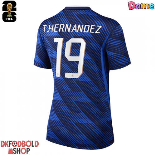 Frankrig Theo Hernandez #19 Hjemmebanetrøje Dame VM 2026 Kort ærmer